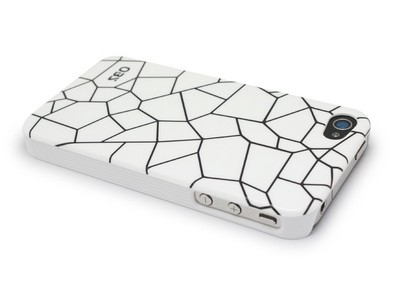 ストーンパターンをデザインしたiPhone 4S/4用のケース「OBS モノ＝ストーンズ」