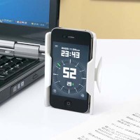 サンワサプライが7日発売したiPhoneやスマートフォンを縦置きや横置きに自由に設置できるホルダー型スタンド「iPhone・スマートフォンホルダースタンド（縦・横置き対応・シリコン素材）200－STN006」