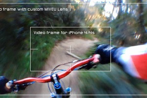 iPhoneを一人称視点カメラに　臨場感溢れる映像を撮影「miveu-X for iPhone4S/4」【動画】