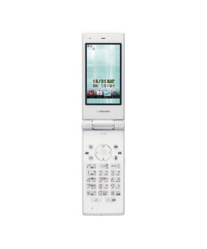 NTTドコモの2012冬モデルフィーチャーフォン新機種「docomo STYLE series SH-03E」（シャープ製）。機能ごとに利用制限ができる親子モードや防犯ブザーなどの機能を搭載する。