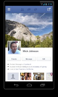 米フェイスブック（Facebook）は13日、 Android向けアプリの新バージョン「Facebook for Android 2.0」を公開した。写真やタイムラインの表示が従来版に比べて約2倍のスピードに高速化されているという。