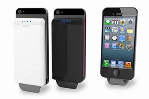 24個の吸盤でiPhone 5と一体化するバッテリー「Hybrid for iPhone5」