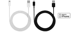 iPhone 5のLightningコネクタに対応した「iPhone用 USBケーブル（L）」