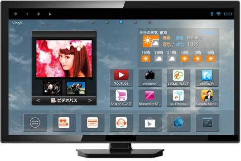 KDDI、Android 4.0搭載の「Smart TV Stick」を2月中旬以降に提供開始