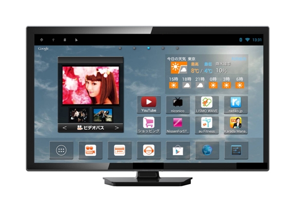 「Smart TV Stick」を使用した画面イメージ（画像：KDDI）