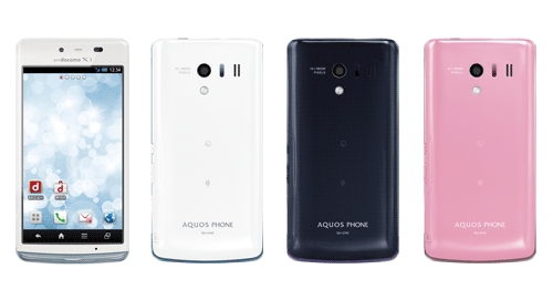 「docomo with series AQUOS PHONE EX SH-04E」（画像：シャープ）