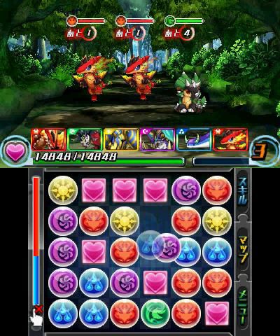 「パズドラZ」の利用イメージ（画像：ガンホー・オンライン・エンターテイメント）