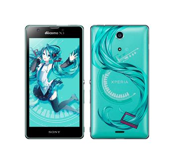 「ドコモ スマートフォン Xperia feat. HATSUNE MIKU SO-04E」（画像：NTTドコモ）