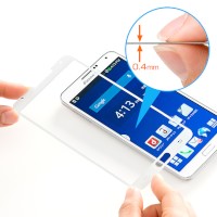 サンワサプライが発売したGalaxy Note 3用の強化ガラス製の画面保護フィルム「200-LCD016シリーズ」