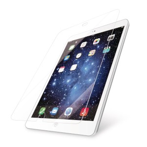 光学ハイブリッド強化プラスチック素材を採用したエレコムのiPad Air / iPad mini / iPhone用「ガラスライクフィルム」