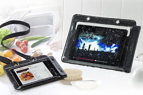 お風呂でiPad miniが使える　7型＆10.1型タブレットの防水ケース【動画】