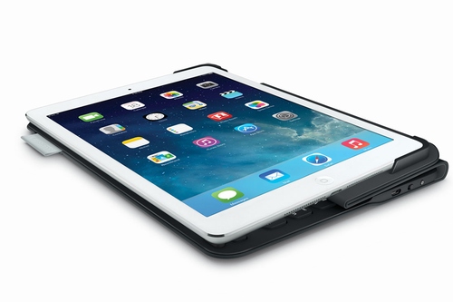 ロジクール、iPad Air専用二つ折り保護カバー＆スタンド付キーボードを発売