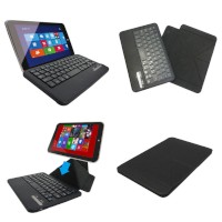 3種類のタブレット用OS（Windows/iOS/Android）に対応したBluetoothキーボード「Folio Bluetoothキーボードfor 8inch Tablet [MKU9100]」
