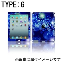 【上海問屋】iPad2/3を個性的に変身させよう　デコレーションステッカー　10パターン