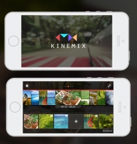 業界初4Kビデオの編集が可能となったキネミックス（KineMix）にiOSバージョンが登場！　ムービーのクリップ＋ミックス＝動画編集完了