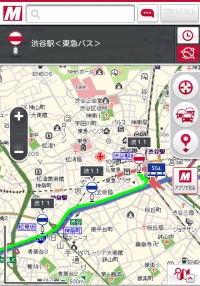 スマートフォン向け地図サイト「MapFan」対応バス路線に「東急バス」「京王バス」など首都圏の90路線を追加