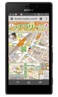 インクリメントＰ、川崎市のイベント「2014フェスティバルなかわさき」に「MapFanイラストマップサービス」を提供