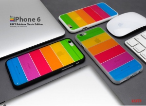 レインボーカラーのポップで楽しいデザインiPhoneケース「Lim's Rainbow Classic Edition for iPhone 6」が発売　～ 衝撃を吸収するポリカーボネート＆TPU素材を採用 ～