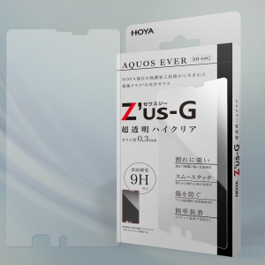 最強クラス*の光学ガラス製液晶保護フィルム「Z’us-G（ゼウスジー）」AQUOS EVER(SH-04G)用新型ゼウスジー（0.3mmタイプ）販売開始