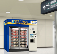 訪日外国人向けプリペイドSIM自動販売機を成田国際空港に初めて設置開始　訪日旅行者・出張者は、SIMカードを空港で買える！すぐに使える！！