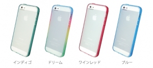 iPhone SE/5S/5対応、TPUソフトケース「染～SO・ME～」をリニューアルし、新色4種を追加発売