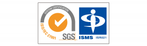 SGS認証マークとISMS認証マーク