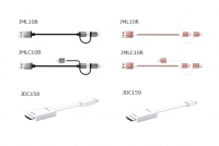 Lightning、micro-Bコネクタ変換付3in1 microUSBケーブル他“1本で便利な”4種製品「j5 create」より4月27日登場