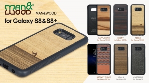 Man&Wood天然木 Galaxy S8/S8+専用ケース