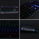【上海問屋限定販売】全てのキーを好みの色にカスタマイズできるキーボード　打鍵感は人気の青軸風タッチ　RGBメカニカルゲーミングキーボード販売開始