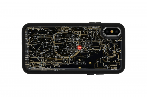 電池無しでLEDが光るiPhone X用ケースが登場　「東京路線図」「エヴァ初号機」など順次発売