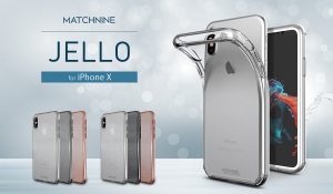 Matchnine iPhone X 専用クリアケース「JELLO」