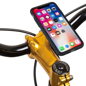 iPhone X専用の自転車・バイクホルダー。