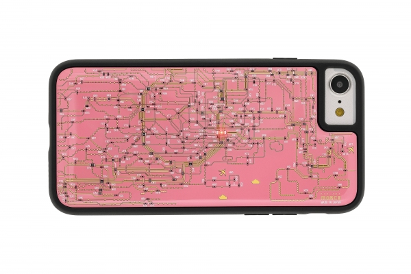 リケジョに捧ぐ！東京回路線図デザインに新色ピンクが登場　電池無しでLEDが光るiPhone・ICカードケースなど全5種～東京駅に実装したLEDが電波で光る！～