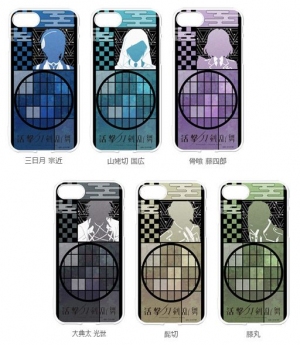 アニメ『活撃 刀剣乱舞』のキャラを印刷したiPhoneケースとスマホスタンドの2種12製品が新登場！