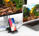 HyperDrive 8in1 USB-C Hub+Qi Wireless Charger Stand カット03
