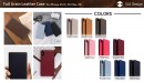 SLG Design 「Full Grain Leather Case」カラー