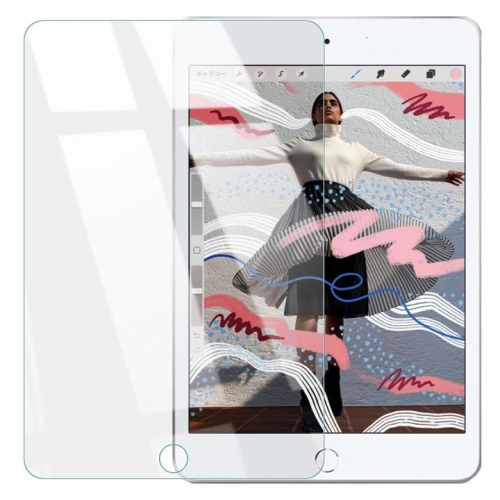 BtoB卸取引も開始！売上累計50000枚突破した「新型iPad mini 5」対応の“抜群の透明感、最高の描き心地・滑り心地”の透明ガラス保護フィルム再入荷。