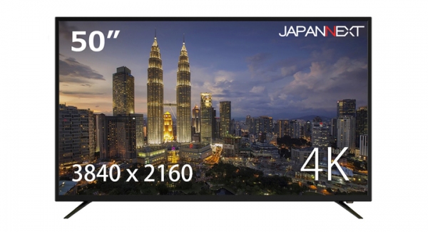 JAPANNEXTが50型4K液晶モニターHDMI 2.0 HDCP2.2 60Hz SVAパネル「JN-VT502UHD」を2月3日に新発売！