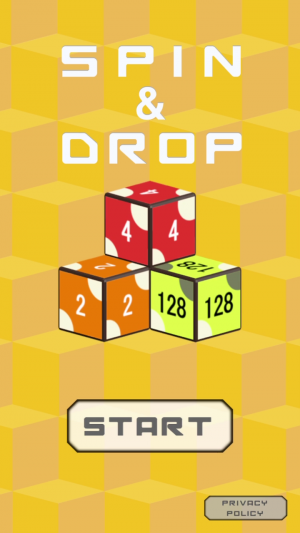 人気ゲーム「2048」に「ルービックキューブ」をMixした3D Puzzle Game【SPIN & DROP】iOS版アプリリリース！