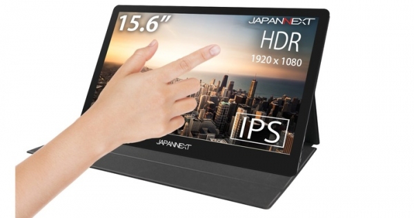 JAPANNEXTが15.6型フルHDタッチパネル搭載モバイルディスプレイHDR対応IPSパネル「JN-MD-IPS1560TFHDR」を2月21日に新発売！