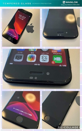 WANLOK『iPhone SE（第2世代）』専用、フチが浮かない黒フレーム付きの強力吸着液晶保護フィルムをAmazonにて発売。実機にて「浮き無し」確認済