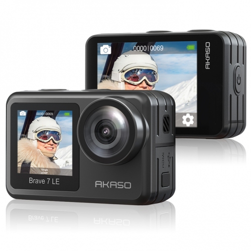 新しいBrave 7 LEアクションカメラがAKASOによりリリース!世界で一番人気のあるGoPro類似品として登場する完璧かつ手頃なビデオブログ撮影用カメラ