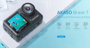 新しいBrave 7 LEアクションカメラがAKASOによりリリース!世界で一番人気のあるGoPro類似品として登場する完璧かつ手頃なビデオブログ撮影用カメラ