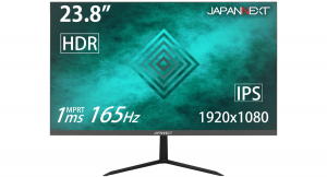 JAPANNEXTが23.8型 FHD解像度 165Hz MPRT1ms IPS系パネル ゲーミングモニター「JN-IPS24165GMFHDR」を発表