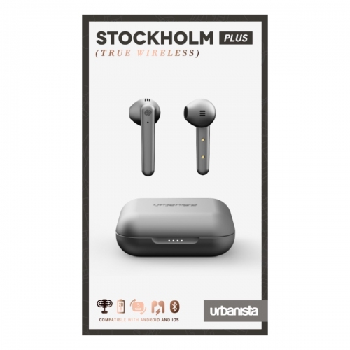新色Titaniumを含む、5色のカラーを揃えた完全ワイヤレスイヤフォン「urbanista STOCKHOLM PLUS」を8月6日より販売開始