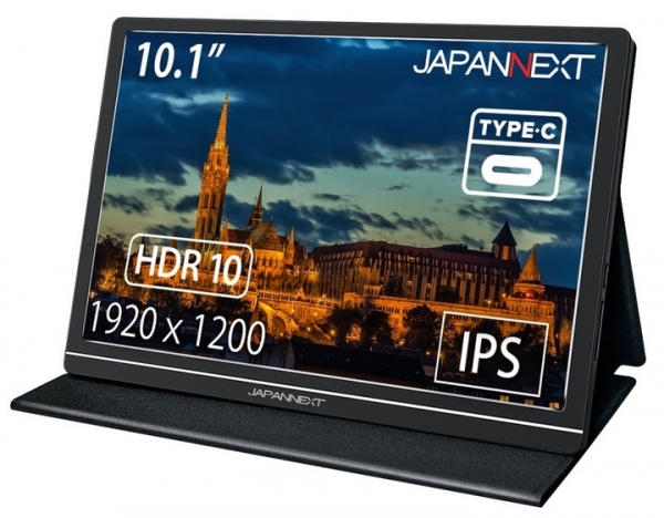 JAPANNEXTが10.1型WUXGA USB-C モバイルディスプレイ HDR対応IPSパネル「JN-MD-IPS1010HDR」を9月17日に新発売！