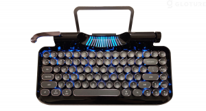 ★新商品★ Rymek Full Black Edition タイプライター風メカニカルキーボード【スマートフォン/PC対応】をGLOTURE.JPで販売開始