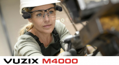 Vuzixは国際的な規制当局の承認を受け、光学シースルーのM4000スマートグラスの出荷を開始します