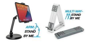 モバイル機器スタンド「STAND BY ME」シリーズより、様々なモバイル機器に対応可能な2つの新製品が10月14日に発売！