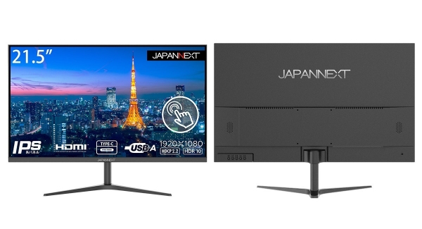 JAPANNEXTがタッチパネル対応の21.5インチのFull HD液晶モニター を2月25日（金)に発売